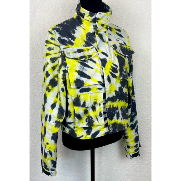 NIKE x OFF-WHITE • Black/Yellow Tie Dye Jacket - Picture 5 of 16
